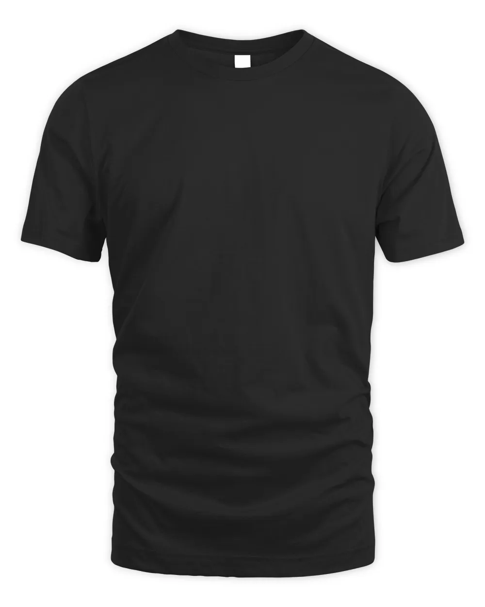 YOUR NAME nobody - PRINT ON THE BACK Unisex Standard T-Shirt black s