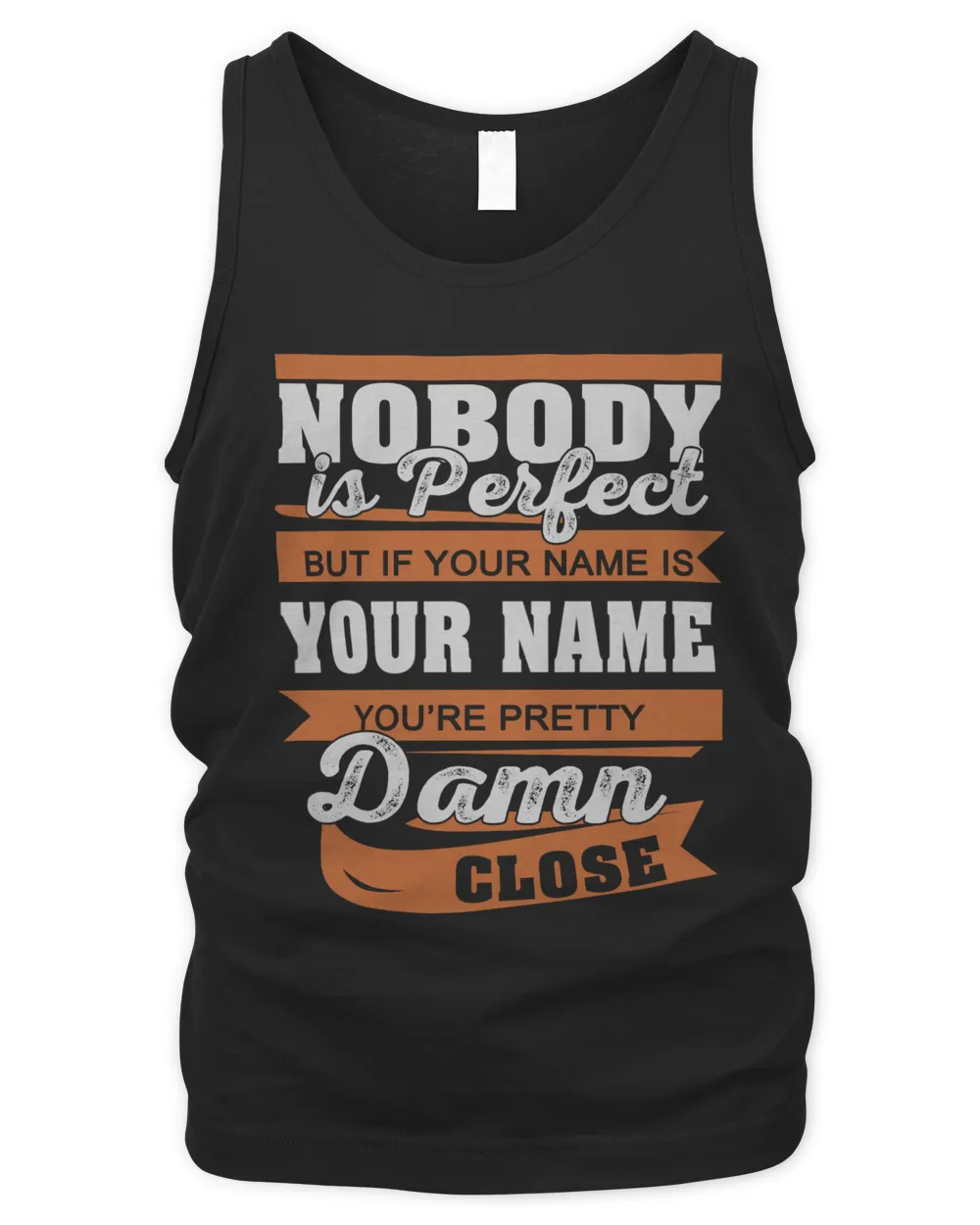 YOUR NAME nobody Men's Tank Top black s