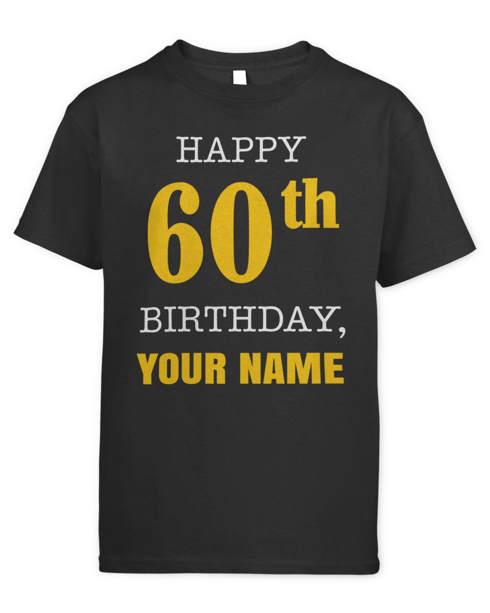 happy birthday Kids Standard T-Shirt black xs