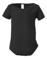 Team YOUR NAME . Back Design Infant Short Sleeve Bodysuit black 3m