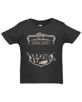 Keep calm and let YOUR NAME Handle It - PRINT ON THE BACK Infant Jersey T-Shirt black 6m