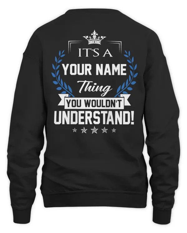 Name thing - PRINT ON THE BACK