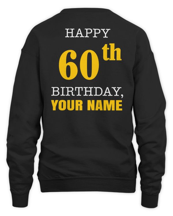 Happy birthday - PRINT ON THE BACK