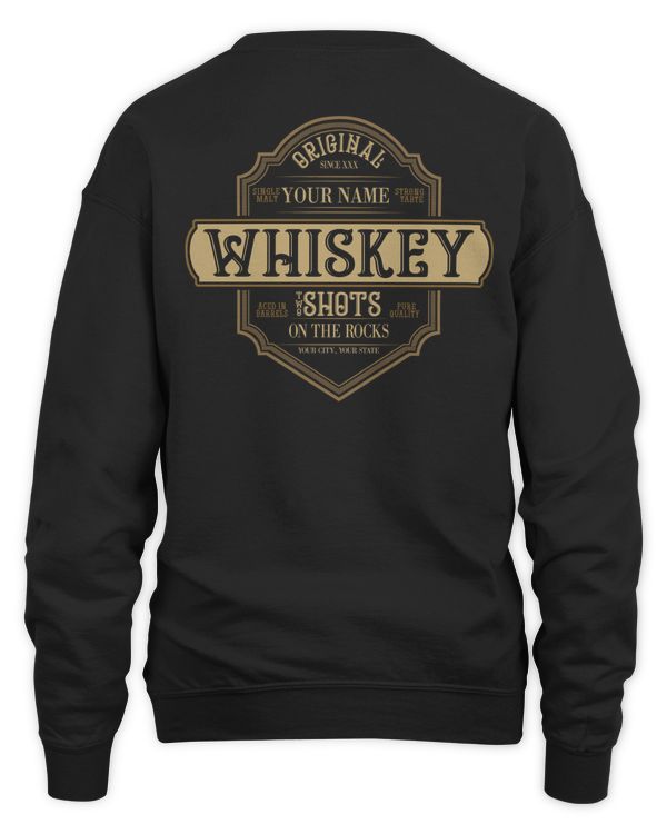 Name whiskey - PRINT ON THE BACK